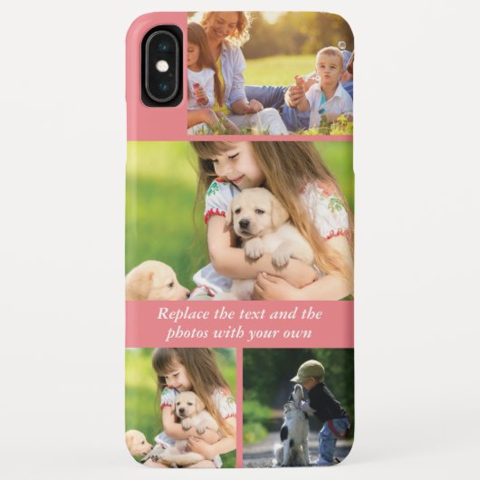 文字と写真を自分で置き換える Case-Mate iPhoneケース (裏面)