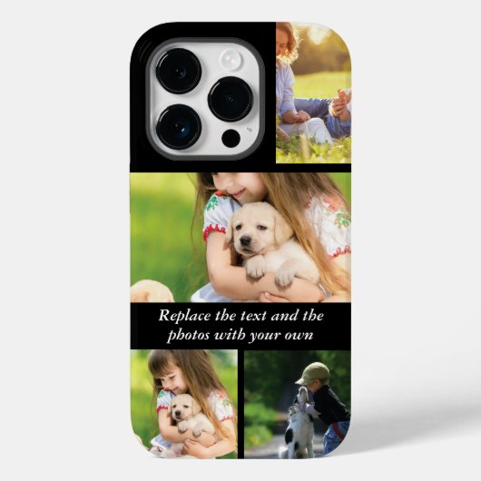 文字と写真を自分で置き換える Case-Mate iPhoneケース (裏面)