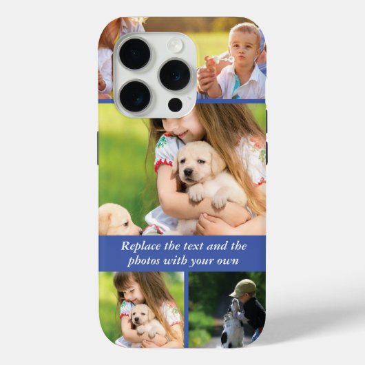 文字と写真を自分で置き換える Case-Mate iPhoneケース (裏面)