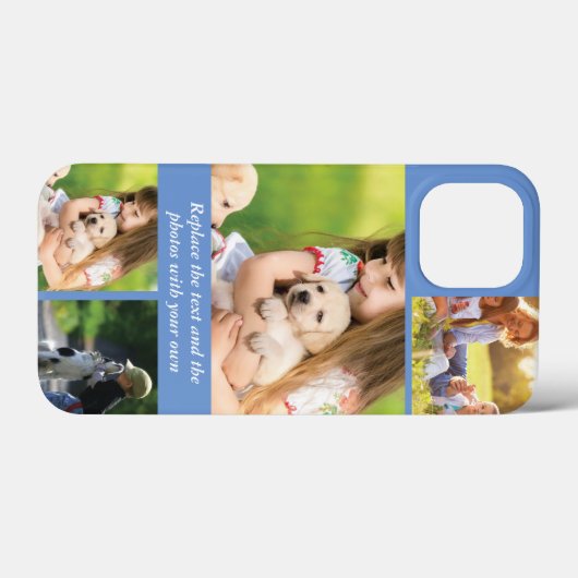 文字と写真を自分で置き換える Case-Mate iPhoneケース (裏面 (横))