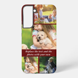 文字と写真を自分で置き換える SAMSUNG GALAXY S22+ケース