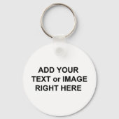 文字と画像を追加して贈り物をパーソナライズ キーホルダー (正面)