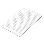 文字と番号の書練習線のパ書ッド ノートパッド (アングル)