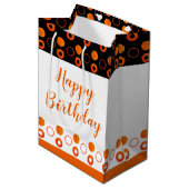 文字と色のカスタマイズ ミディアムペーパーバッグ (正面アングル)