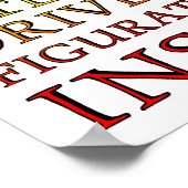 文字どおりポスターの使おもしろい用 ポスター (角)