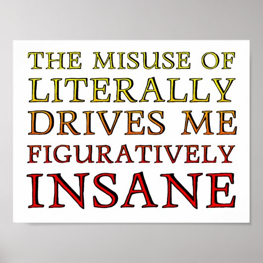 文字どおりポスターの使おもしろい用 ポスター (正面)