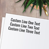 文字のお気に入りの追加 – Sans Serif セルフインキングスタンプ