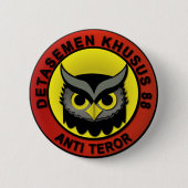 文字のないDensus 88 缶バッジ (正面)