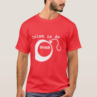 文字のイスラム教の素晴しいdawahのTシャツはdaの爆弾です Tシャツ