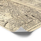 文字のページのボストンとメイン鉄道 ポスター (角)