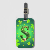 文字のモノグラム ラゲッジタグ (正面縦)