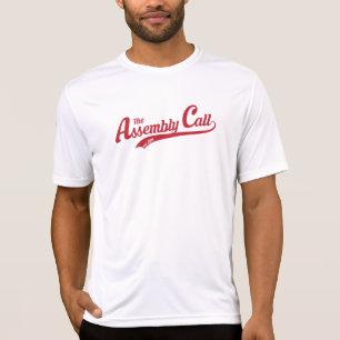 文字のロゴのアセンブリ呼出しスポーツTekのTシャツ Tシャツ