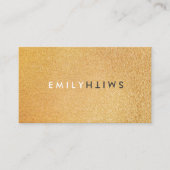 文字の反転/グリッターの背景とグレー 名刺 (正面)