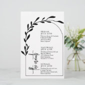 文字の基本Archの結婚イベントのタイムライン (スタンド正面)