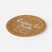 文字の変更 – Santa Cookie Made with Love 7" ペーパープレート (アングル)