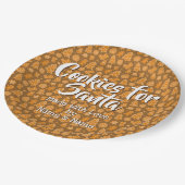 文字の変更 – Santa Cookie Made with Love 9" ペーパープレート (アングル)