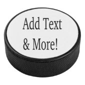 文字の追加カスタマイズ自分のパーソナライズされた アイスホッケーパック (3/4)