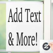 文字の追加カスタマイズ自分のパーソナライズされた ウィンドウサイン (ホーム)