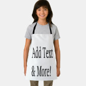 文字の追加カスタマイズ自分のパーソナライズされた エプロン (インサイチュ)