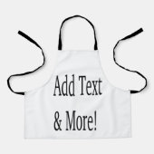 文字の追加カスタマイズ自分のパーソナライズされた エプロン (正面)