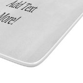 文字の追加カスタマイズ自分のパーソナライズされた カッティングボード (角)