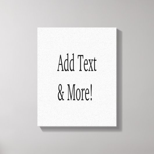 文字の追加カスタマイズ自分のパーソナライズされた キャンバスプリント (正面)