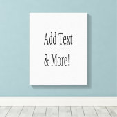 文字の追加カスタマイズ自分のパーソナライズされた キャンバスプリント (インサイチュ (ウッドフロア))