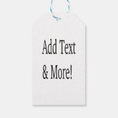 文字の追加カスタマイズ自分のパーソナライズされた ギフトタグ (裏面)
