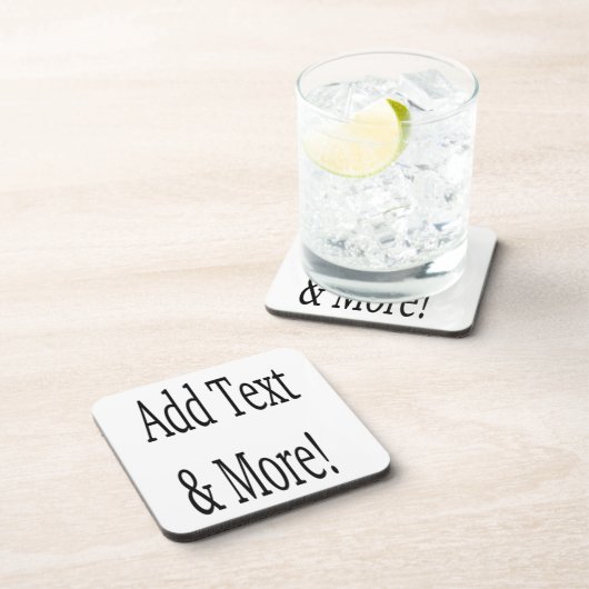 文字の追加カスタマイズ自分のパーソナライズされた コースター (右側)