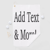 文字の追加カスタマイズ自分のパーソナライズされた ゴルフタオル (インサイチュ)