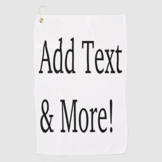 文字の追加カスタマイズ自分のパーソナライズされた ゴルフタオル