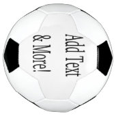 文字の追加カスタマイズ自分のパーソナライズされた サッカーボール (回転)