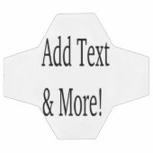 文字の追加カスタマイズ自分のパーソナライズされた サッカーボール (フラット)