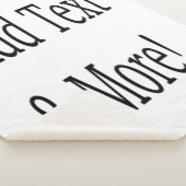 文字の追加カスタマイズ自分のパーソナライズされた シェルパブランケット (3/4)