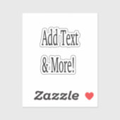 文字の追加カスタマイズ自分のパーソナライズされた シール (シート)