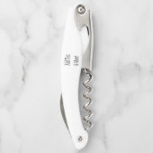 文字の追加カスタマイズ自分のパーソナライズされた ソムリエナイフ (裏面)