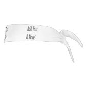 文字の追加カスタマイズ自分のパーソナライズされた タイヘッドバンド (回転90)