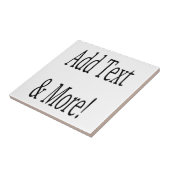 文字の追加カスタマイズ自分のパーソナライズされた タイル (側面)