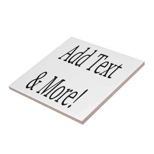 文字の追加カスタマイズ自分のパーソナライズされた タイル (側面)