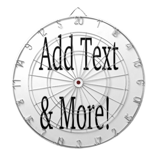 文字の追加カスタマイズ自分のパーソナライズされた ダーツボード (正面)