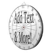 文字の追加カスタマイズ自分のパーソナライズされた ダーツボード (正面右)