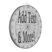 文字の追加カスタマイズ自分のパーソナライズされた ダーツボード (正面左)