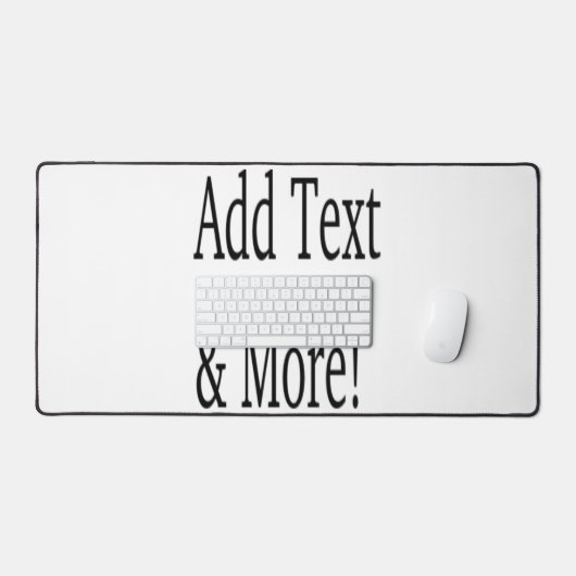 文字の追加カスタマイズ自分のパーソナライズされた デスクマット (キーボード&マウス)