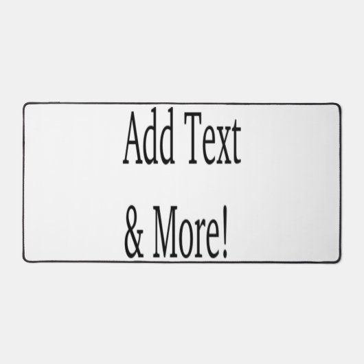 文字の追加カスタマイズ自分のパーソナライズされた デスクマット (正面)