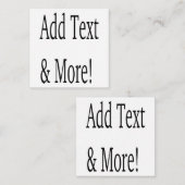 文字の追加カスタマイズ自分のパーソナライズされた ノートカード (正面/裏面)
