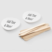 文字の追加カスタマイズ自分のパーソナライズされた ハンドファン (組立なし)