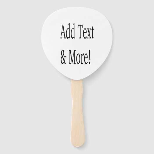 文字の追加カスタマイズ自分のパーソナライズされた ハンドファン (裏面)