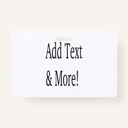 文字の追加カスタマイズ自分のパーソナライズされた バッジ (正面)