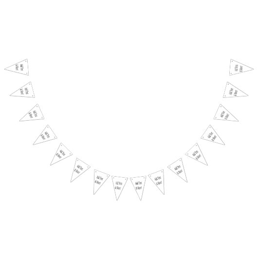 文字の追加カスタマイズ自分のパーソナライズされた バンティングフラッグ (全)