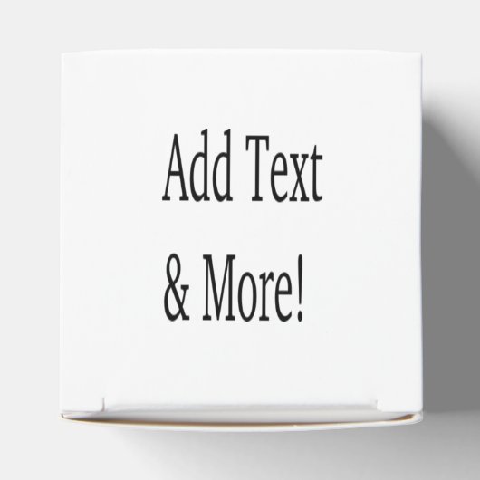 文字の追加カスタマイズ自分のパーソナライズされた フェイバーボックス (上部)